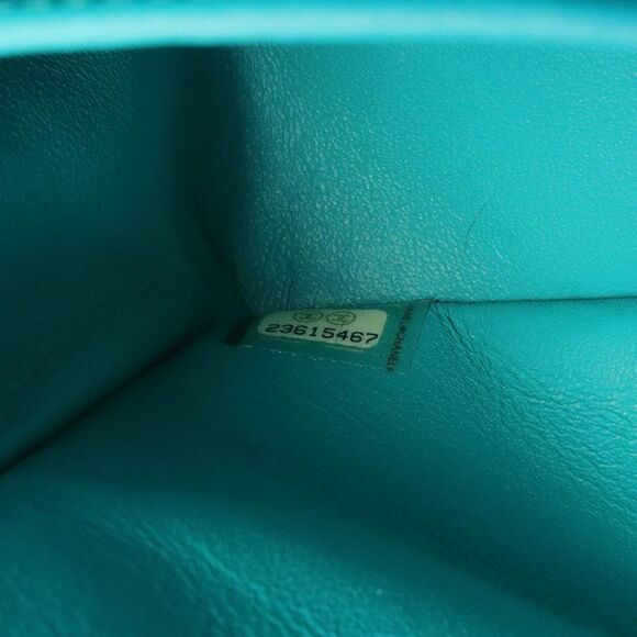 Pre Loved Chanel Timeless Women Turquoise Shopper Bags - Picture 6 of 6